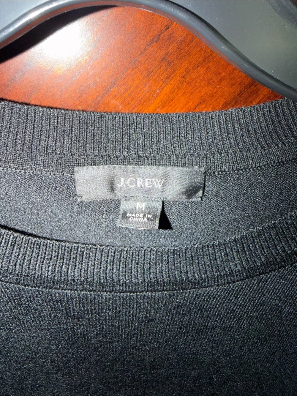 J. Crew Black Short Sleeve Tippi Knit Top